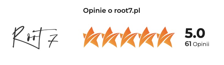 Opinie na 5 gwiazdek o root7.pl